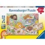 Puzzle fetite din basm 2x12 piese